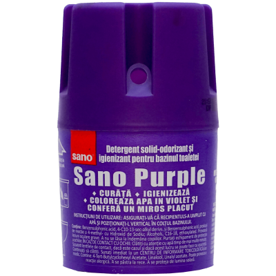 Odorizant bazin toaleta solid 150 g Sano Bon Purple